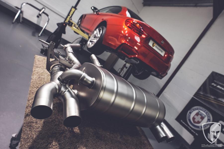  BMW M4 Coupe Akrapovic Evolution Line Install 2014 года  (фото 9 из 18)